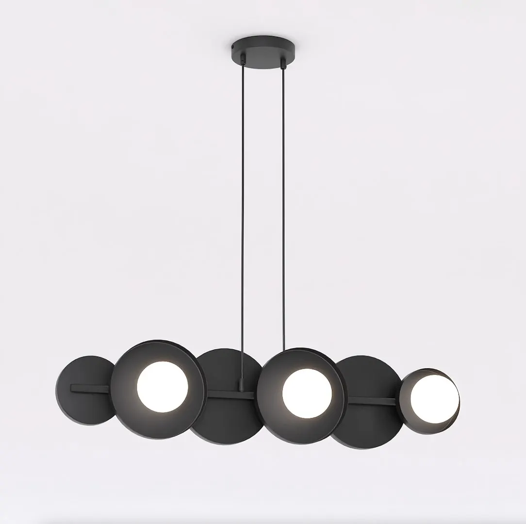 Lampa wisząca metalowa MODEL 6 czarna