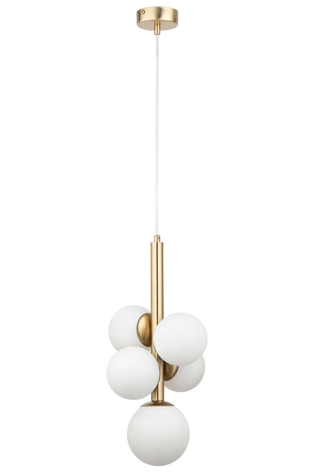 Lampa wisząca PERLA LUX 5 złota