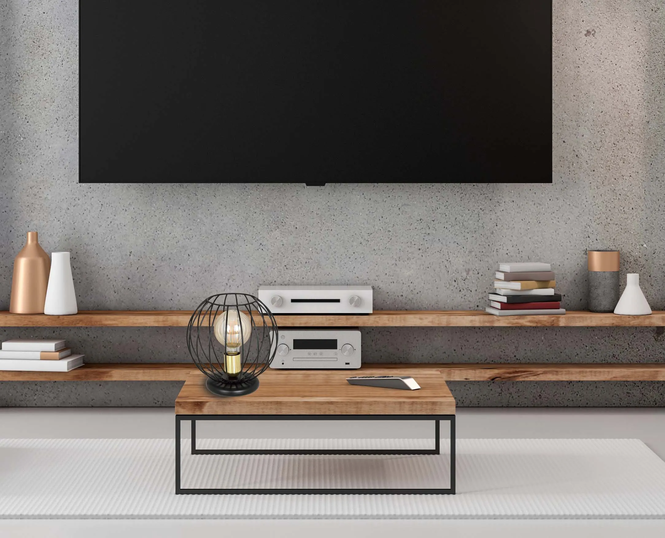 Lampka nocna ALBIO Czarny 144/LN1 - 144/LN1