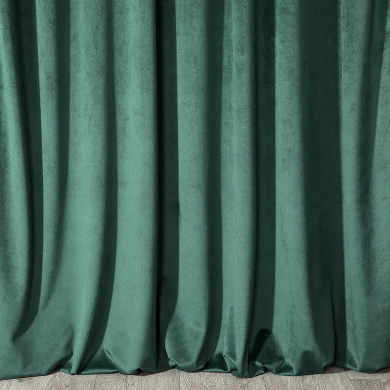 ZASŁONA GOTOWA PIERRE NA TAŚMIE 140X300 CM CIEMNOTURKUSOWY - EU_370887