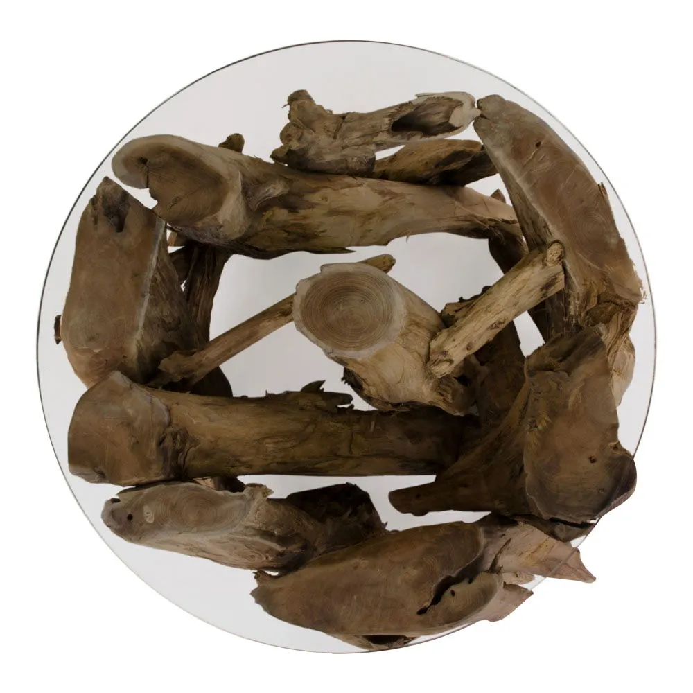 Stolik kawowy GRAND CANYON 60xW40 Drewno tekowe Naturalny - 2101050