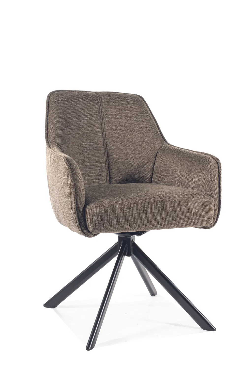 Krzesło obrotowe NOTTI BREGO 77 oliwkowy czarny stelaż