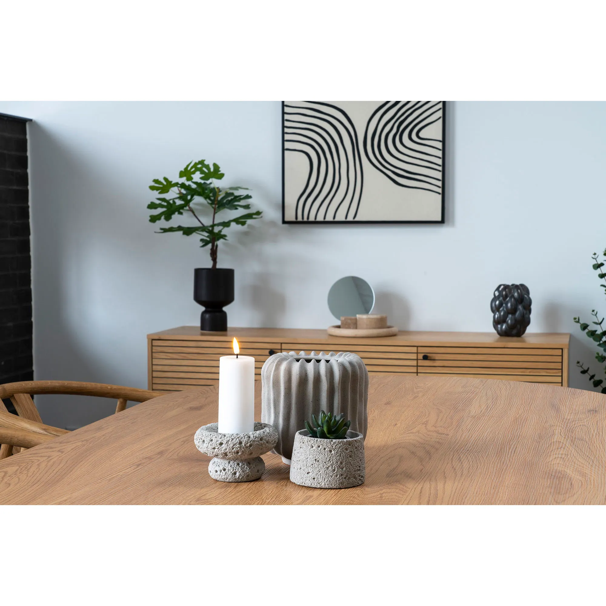 Doniczka ceramiczna FLOWERPOT fi15x235 cm czarna - 4451212