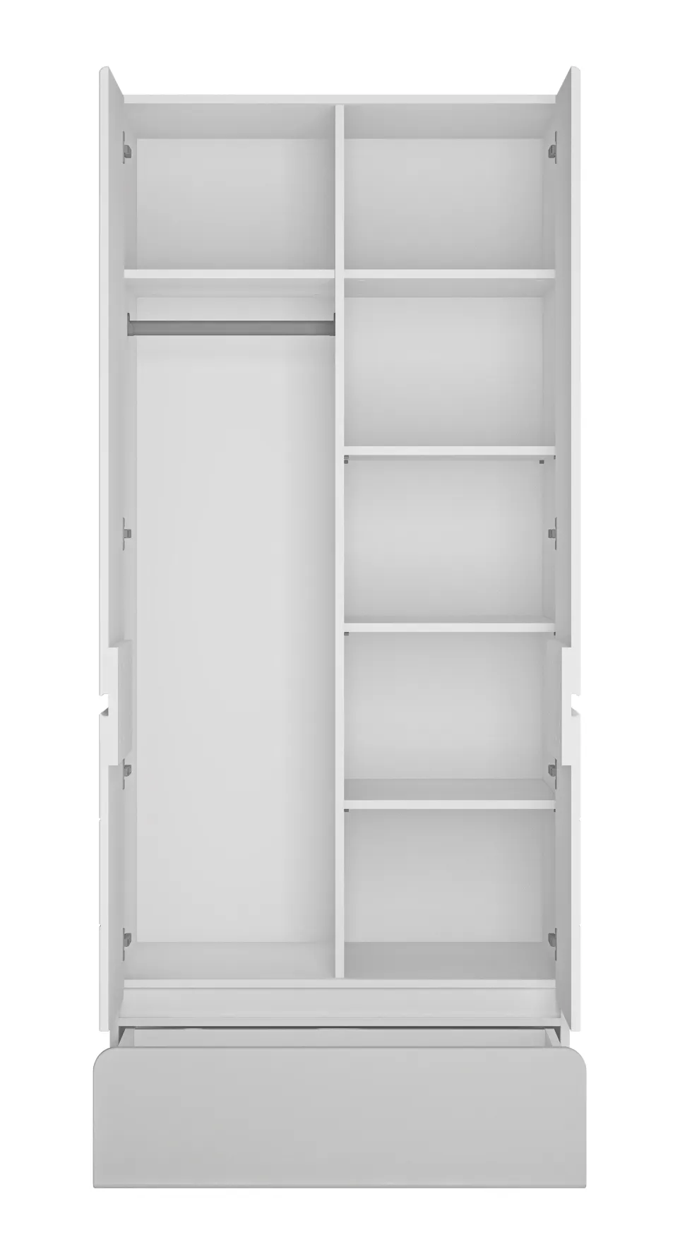 SZAFA DWUDRZWIOWA FLEXI FLXS02 BIAŁY ALPIN - 6000000009368