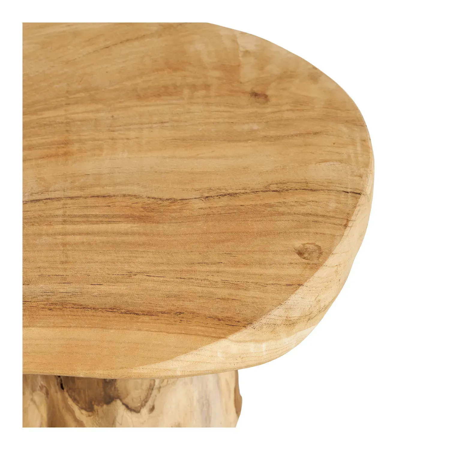 Palena Stolik boczny, teak, naturalny, 40x45 cm - 1601100