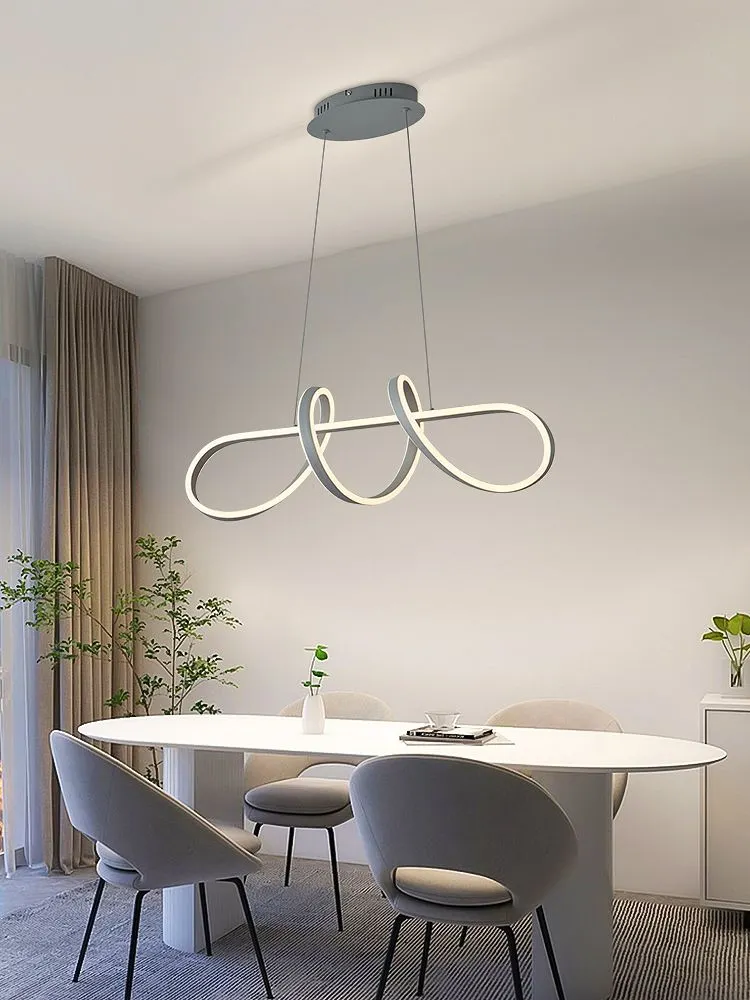 TREVANCE - Lampa wisząca spiralna- regulacja wysokości i natężenia światła SZ79, DŁ150 — zdjęcie 3