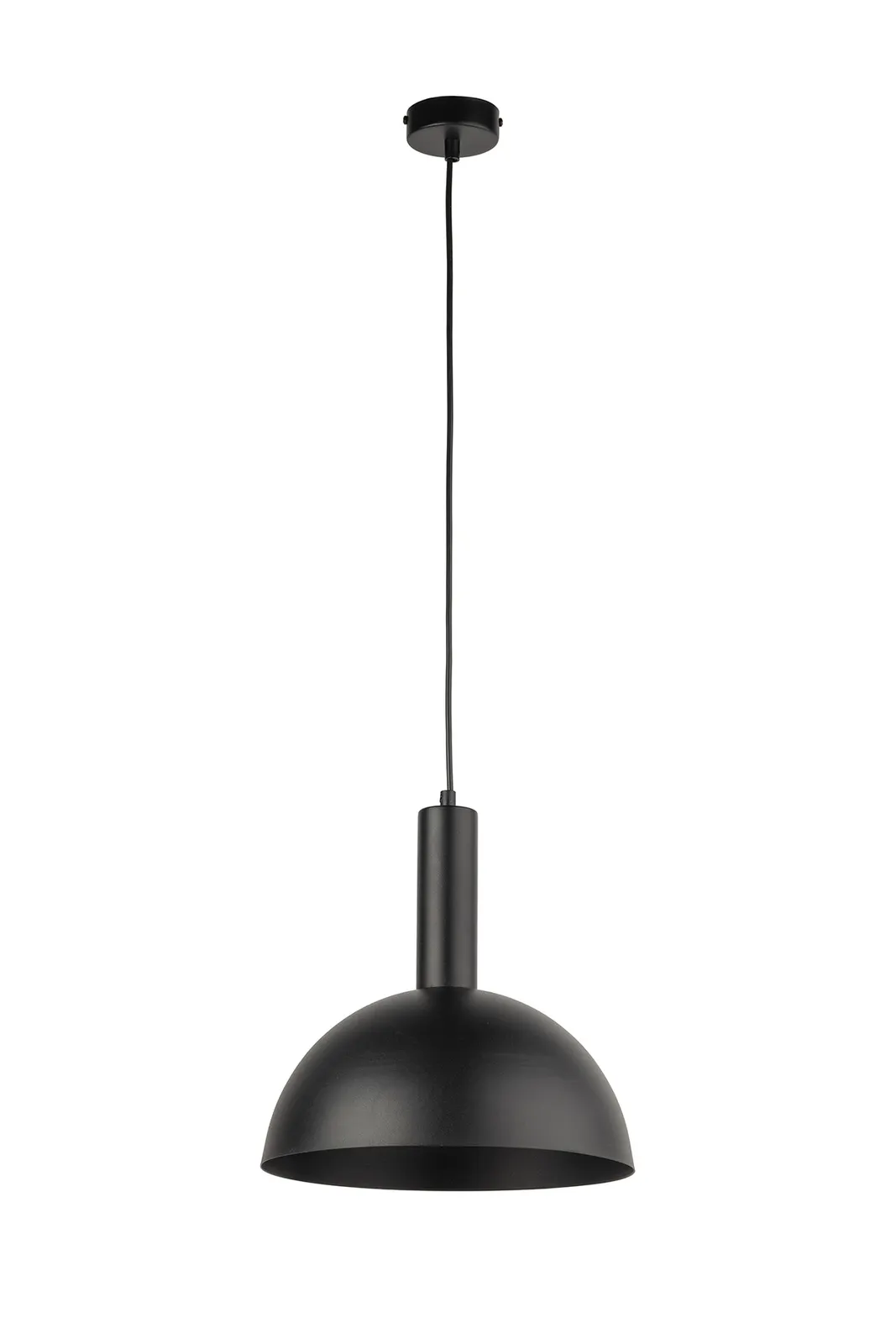 Lampa wisząca VITRUM M kopuła czarna