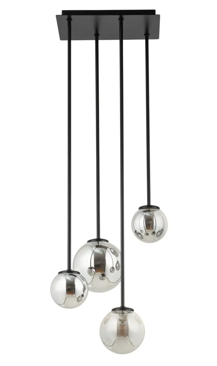 Lampa sufitowa TULIA 4 szara