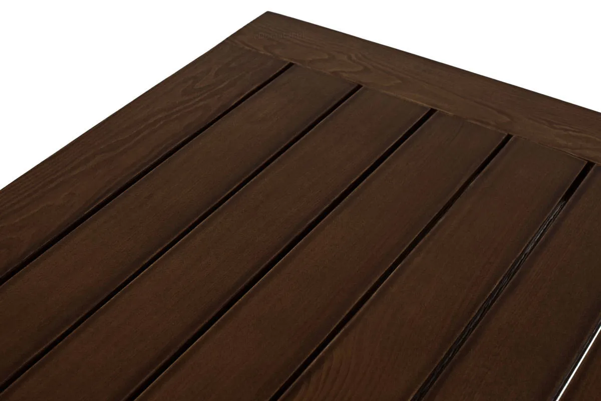 Stolik ogrodowy drewniany MALTA 66x58 ciemnobrązowy - FE5906948116603