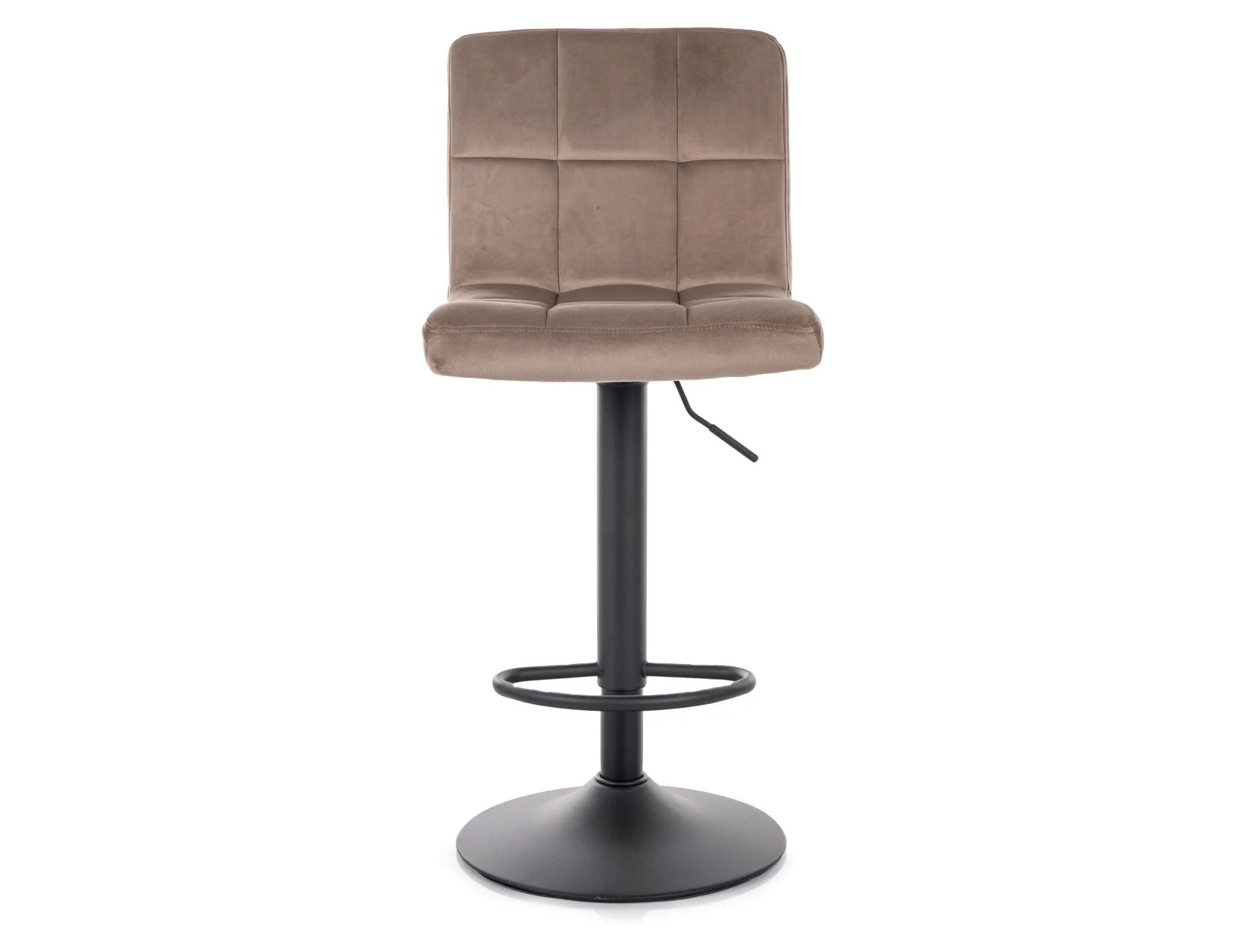 HOKER C-105 VELVET CZARNY STELAŻ / CIEMNY BEŻ BLUVEL 40 Signal — zdjęcie 4