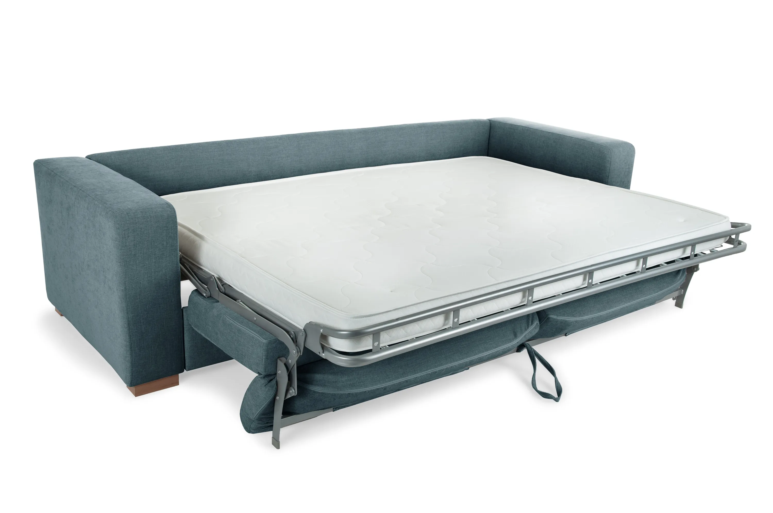 Sofa rozkładana Macaroni niebieska MEBLEX - MACARONI-CITY72BLUE