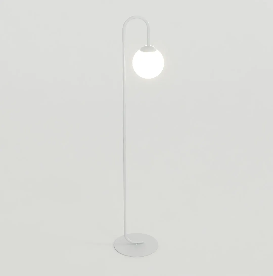 Lampa podłogowa FLOR LP1 biała - 1498/LP1