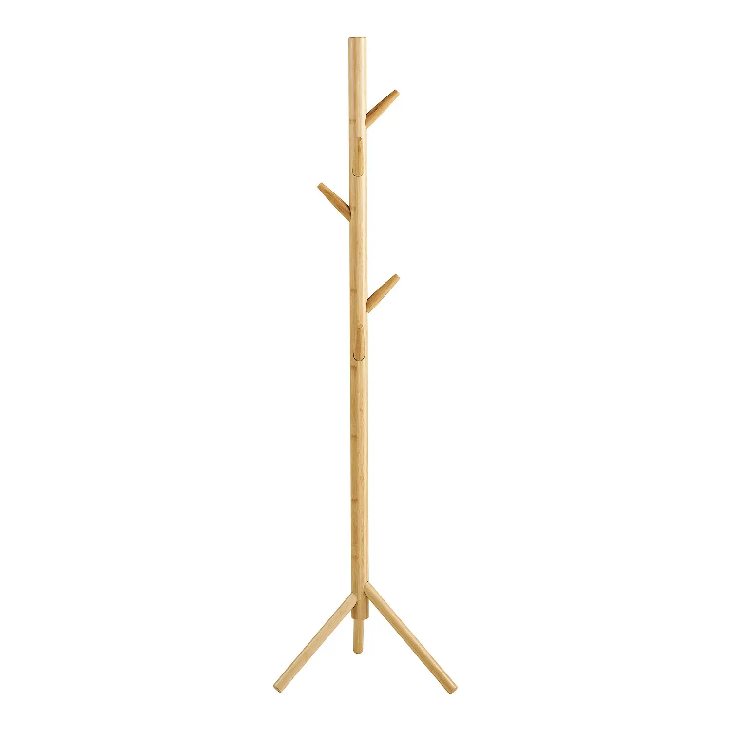 Wieszak bambusowy na ubrania WANAKA 50x163cm naturalny