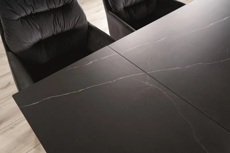 Stół rozkładany WESTIN CERAMIC 90x160(240) Sahara Noir czarny - WESTINCCC160