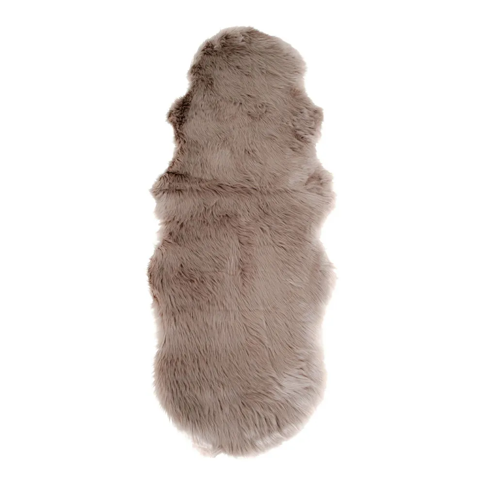 Skóra jagnięca sztuczna LAMBSKIN 60x180 cm jasny brąz Skóra jagnięca sztuczna LAMBSKIN 60x180 cm jasny brąz