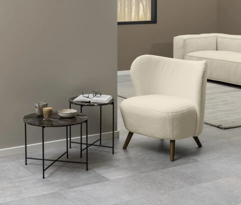 Fotel BRUCE 76x82 baranek kremowy — zdjęcie 7