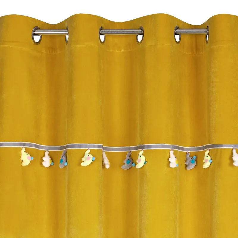 ZASŁONA GOTOWA KIDS 1 140X250 CM MUSZTARDOWY - EU_433849