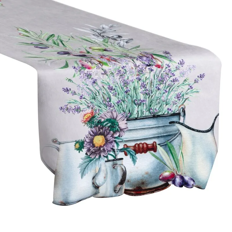 OBRUS SUMMER1 40 X 140 CM BEŻOWY - EU_461353