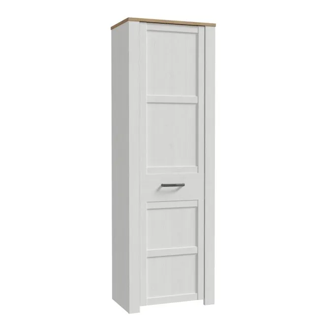 Szafa 1-drzwiowa CHISBURY ubraniowa CHISBURY - dąb riviera, modrzew jasny sibu