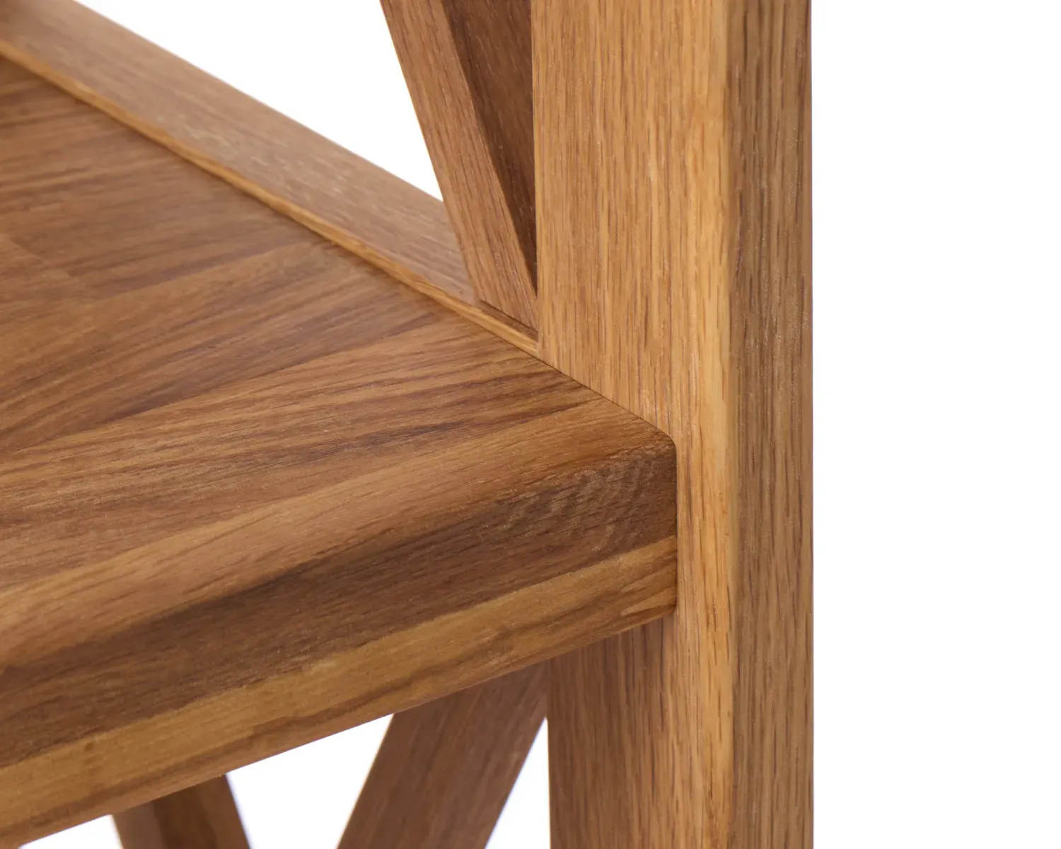 Regał niski drewniany X-SHELF 70x124 dąb olejowany - UN_55340800