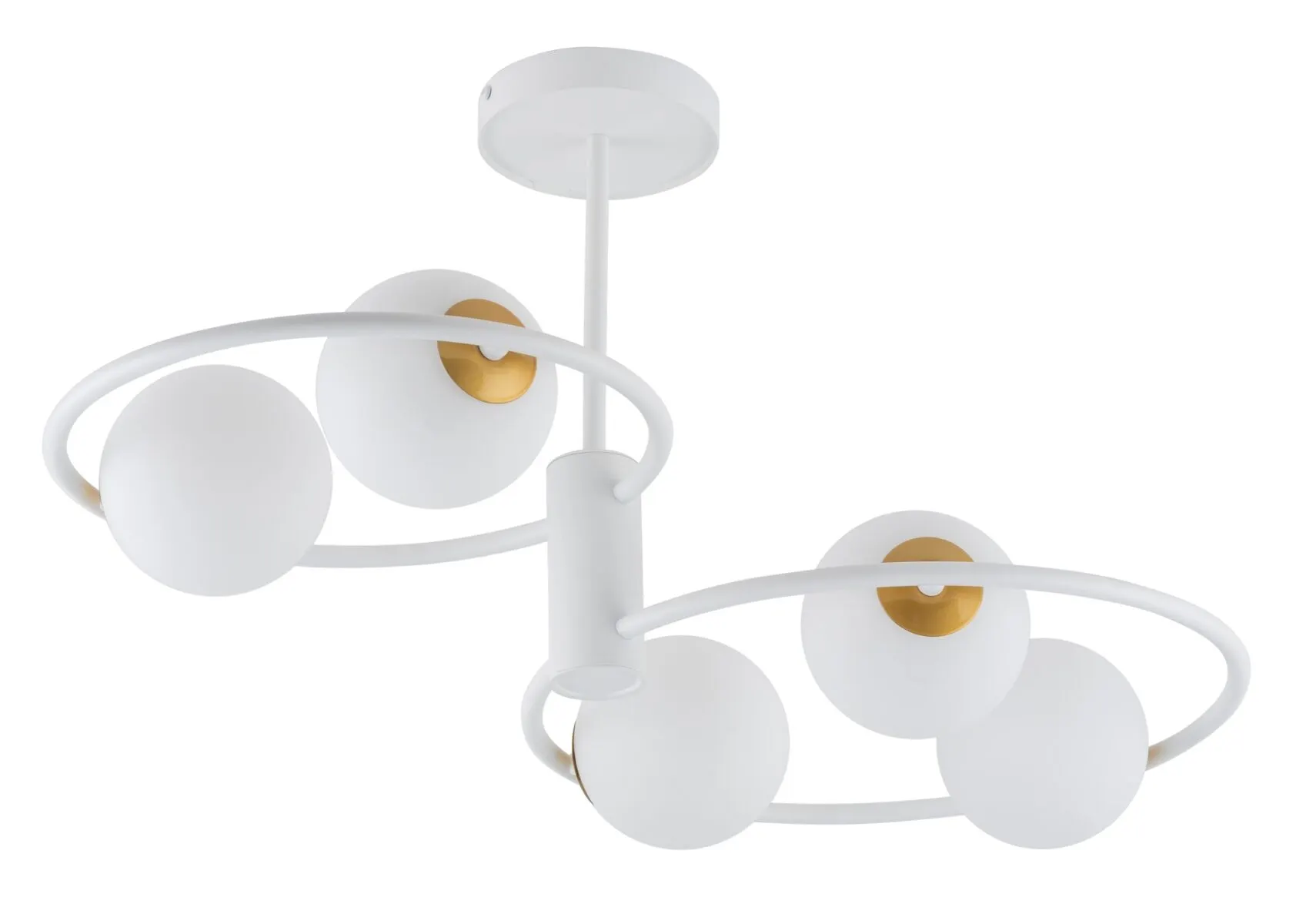 Lampa sufitowa/plafon AQUA 5 biały