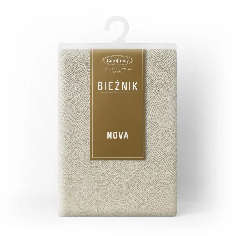 OBRUS ISLA 40 X 140 CM KREMOWY - EU_440400