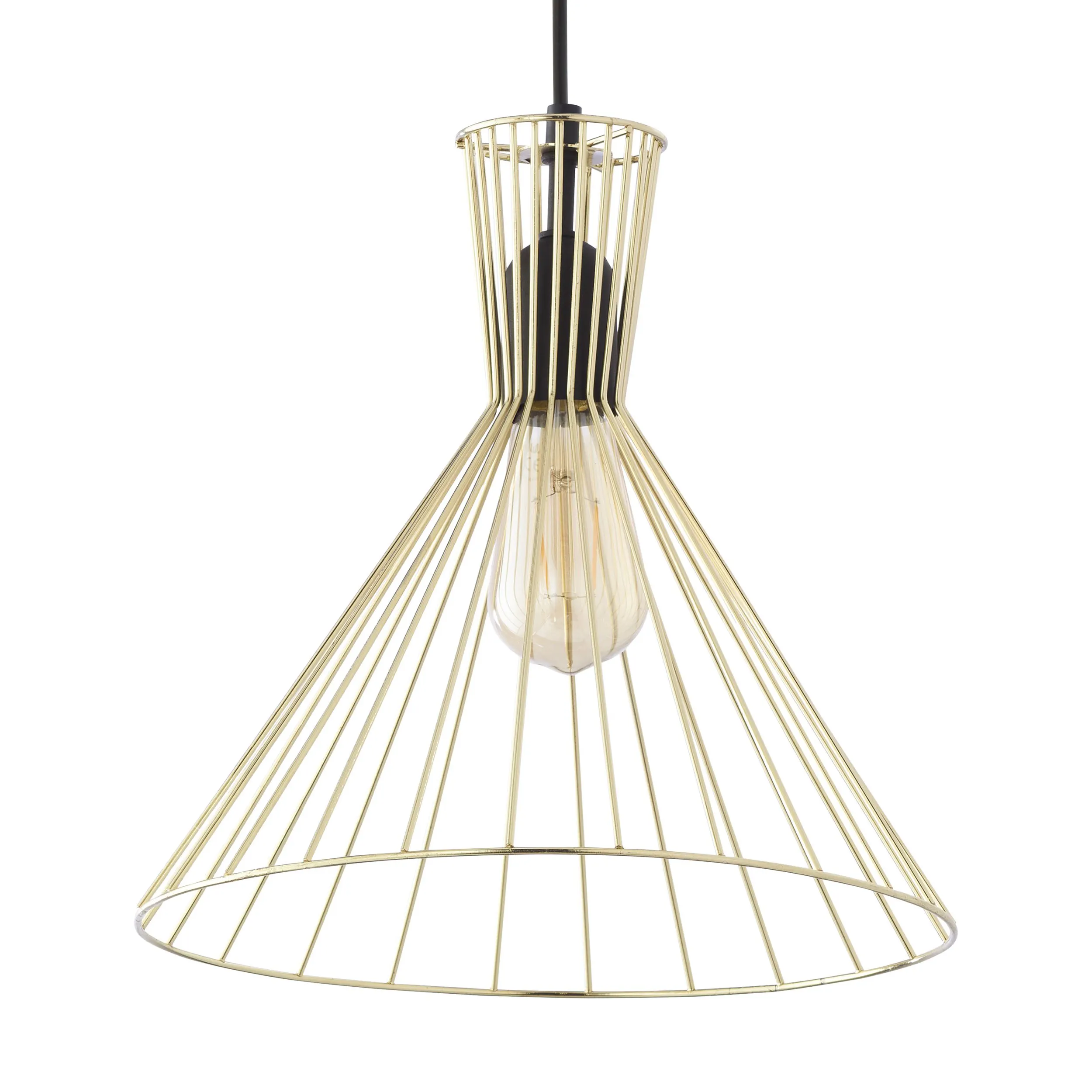 Lampa wisząca SAHARA czarna złota 175x30cm - TK_3350