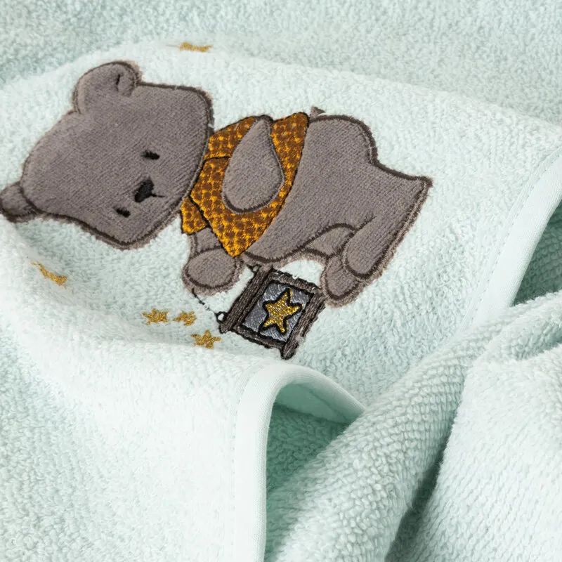 RĘCZNIK DZIECIĘCY BABY62 50 X 90 CM JASNOMIĘTOWY - EU_462145