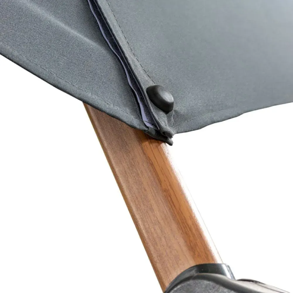 Parasol ogrodowy aluminiowy ROMA S antracyt - MI_5907768278816