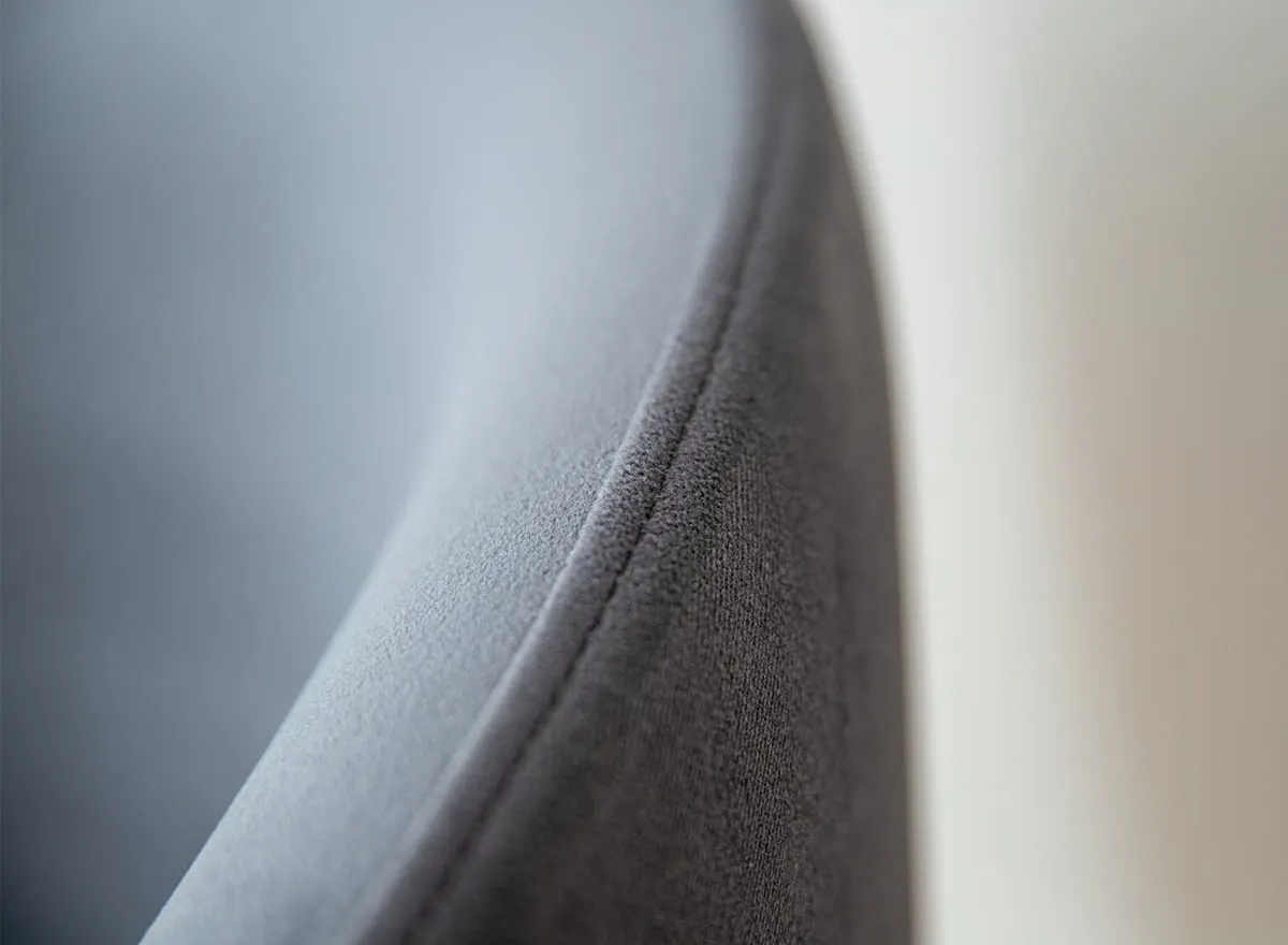 Krzesło tapicerowane AVELINA grafitowe z drewnianymi nogami 9852 FORIO - grafitowe - FOR9852AV