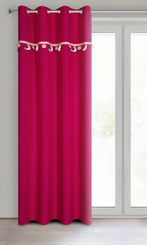 ZASŁONA GOTOWA MOON 2 140X250 CM AMARANTOWY - EU_418364