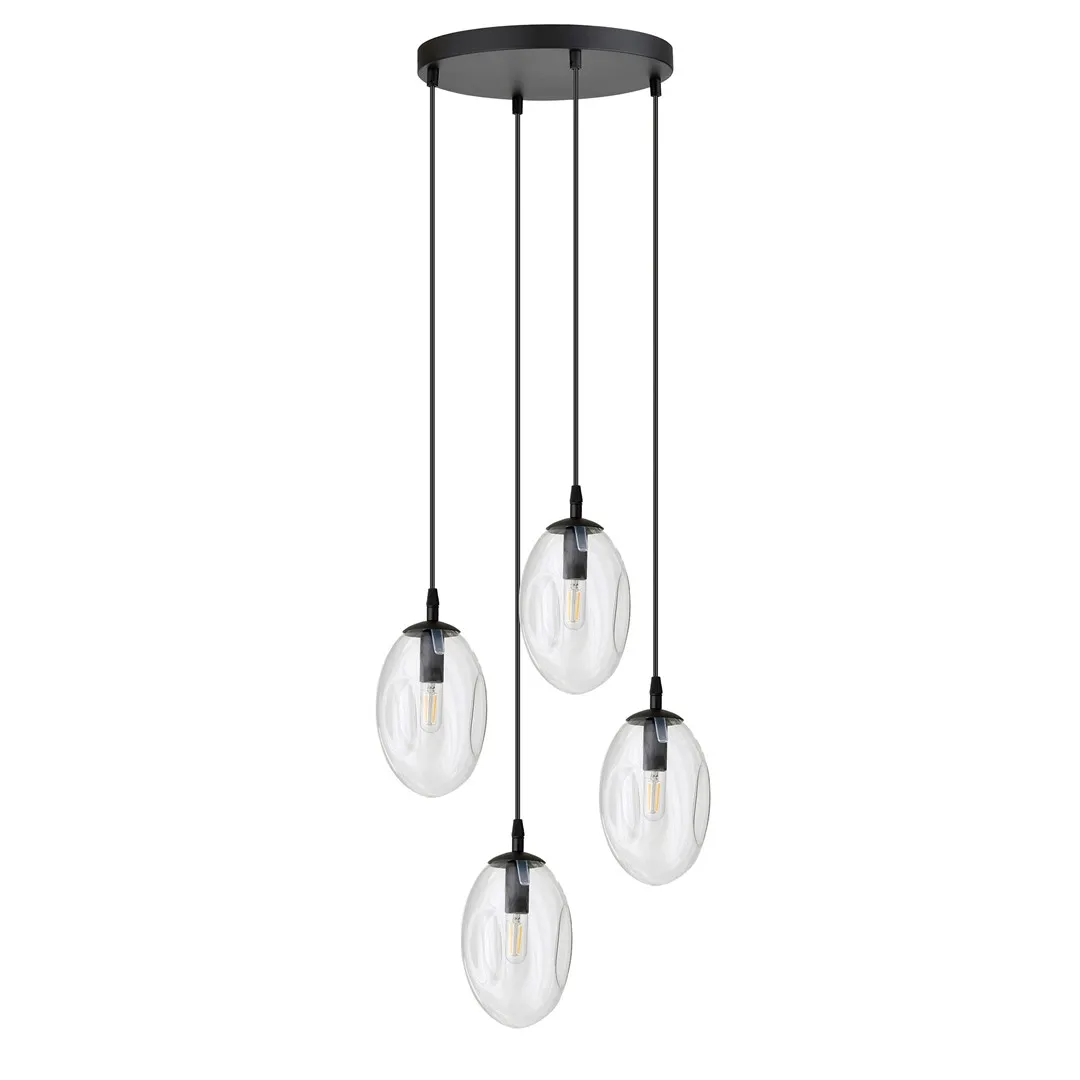 Lampa wisząca ASTRAL Czarny 1265/4PREM - 1265/4PREM