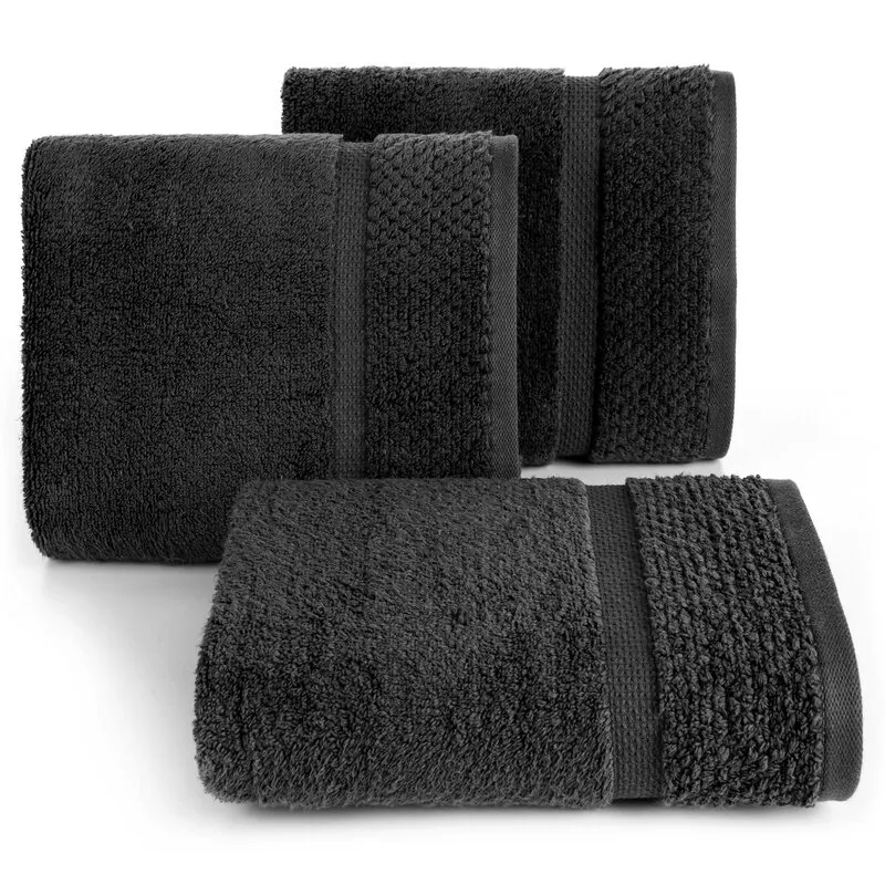 RĘCZNIK VILIA (07) 50X90 CM CIEMNOGRAFITOWY RĘCZNIK VILIA (07) 50X90 CM CIEMNOGRAFITOWY