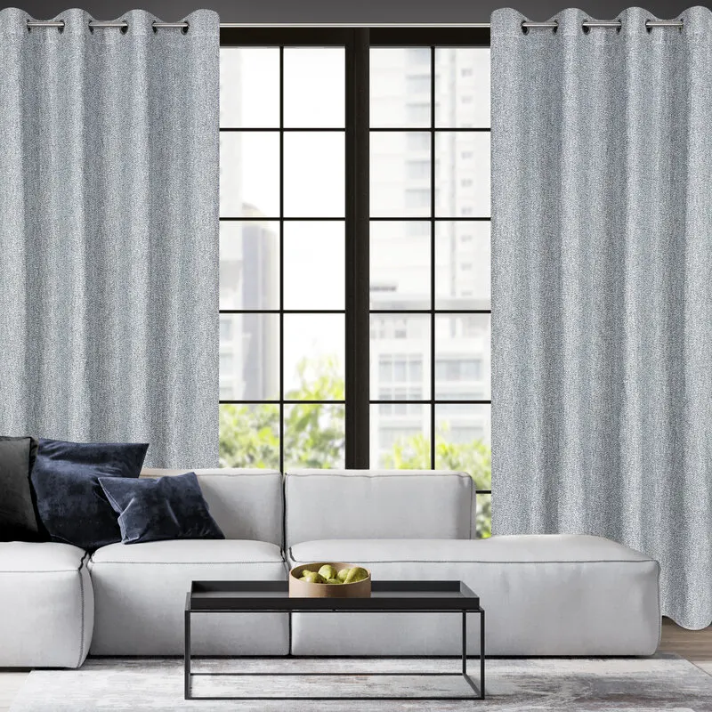 ZASŁONA GOTOWA MEGAN 140X250 CM SZARY - EU_408989