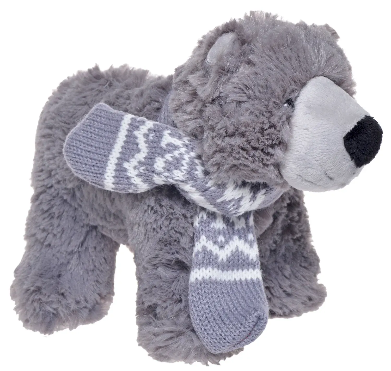 Niedźwiedź polarny w szaliku MAŁY 8243 szary Niedźwiedź polarny w szaliku MAŁY 8243 szary