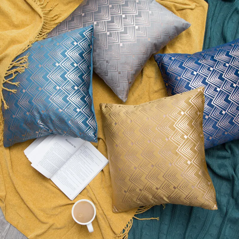 POSZEWKA ELEN 40 X 40 CM NIEBIESKI - EU_388785