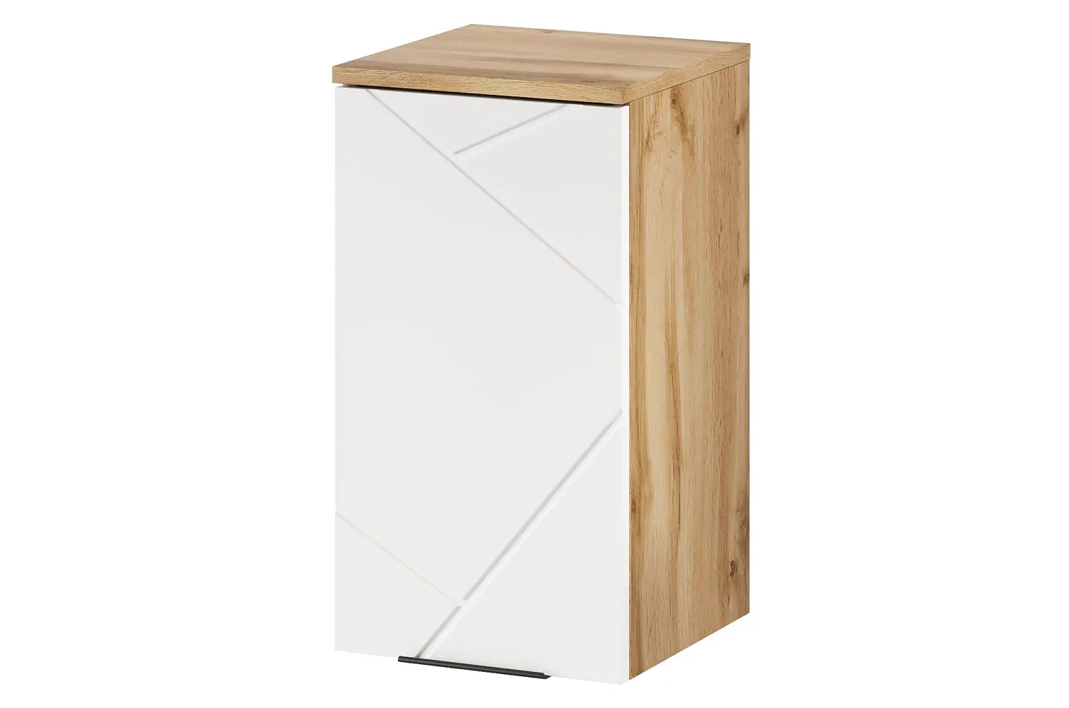 Szafka łazienkowa wisząca MAZI L/P 55x30 dąb Wotan/biały mat Ceramika, Słoik, Skrzynka pocztowa, Gabinet, Meble