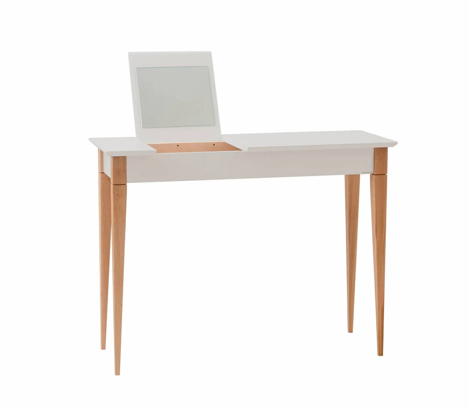 Toaletka z lustrem MIMO 105x35cm jasnoszary naturalny - RAGABADTMI38