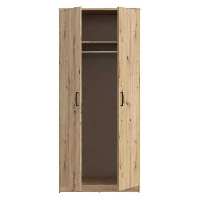 Szafa ubraniowa NIKO Dąb Artisan NIKS80-D78 FORTE - NIKS80-D78