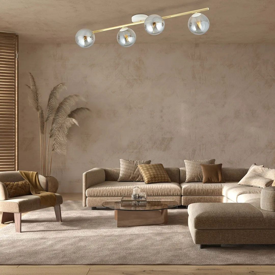 Lampa sufitowa SPLENDI Biały,Złoty 1247/4 - 1247/4