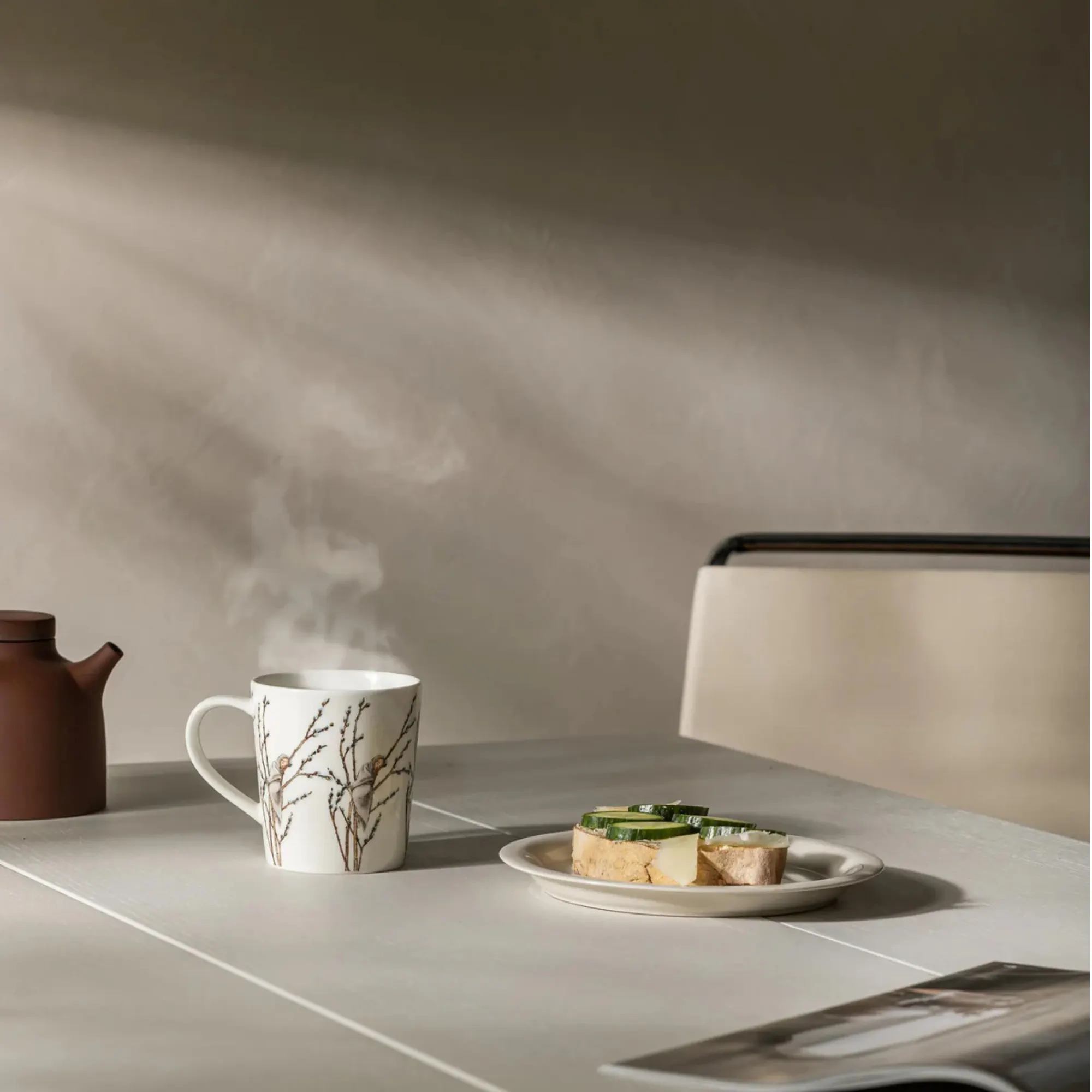 mug, herbata, para, fermentacja, kawa