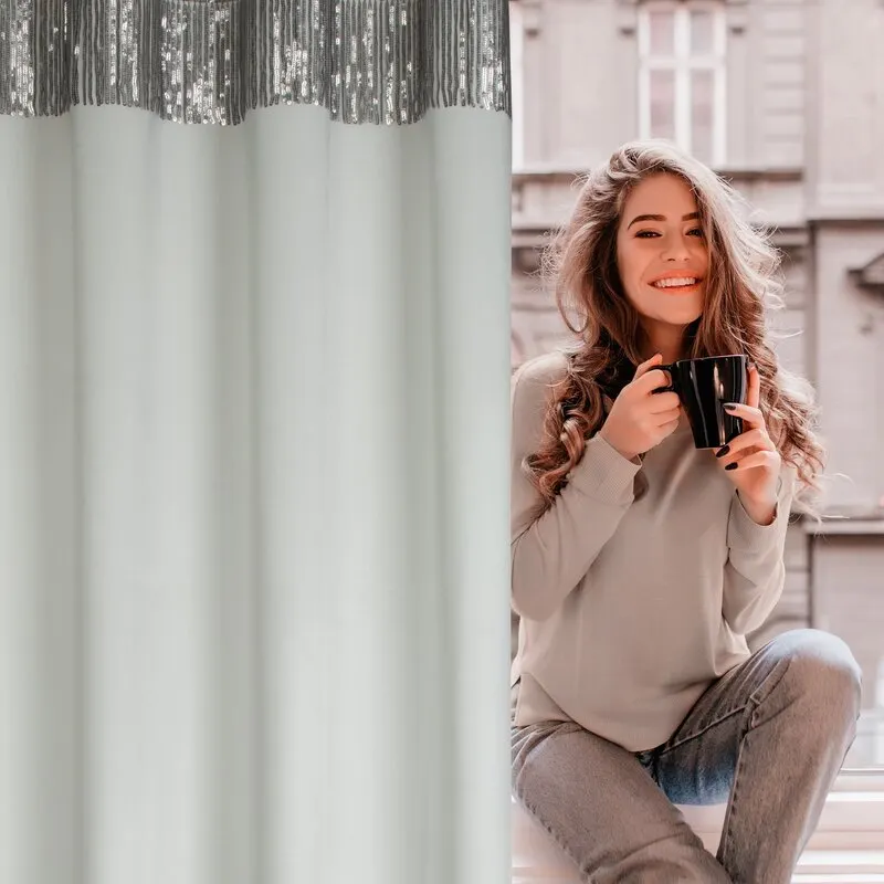 ZASŁONA GOTOWA JASPER 140X250 CM BIAŁY - EU_386246