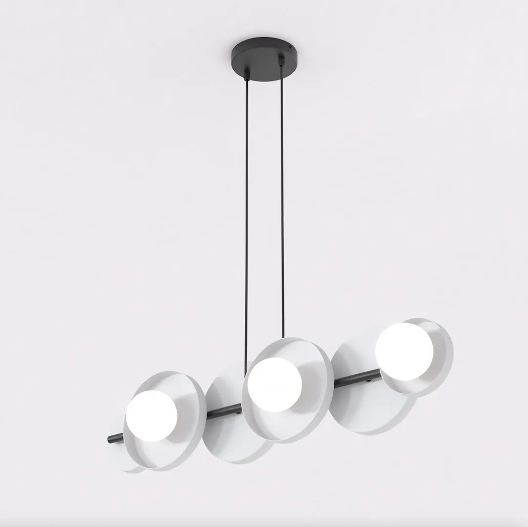 Lampa wisząca metalowa MODEL 6 szara — zdjęcie 2