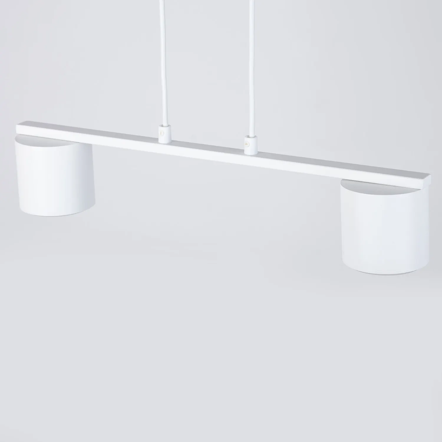 Lampa wisząca stalowa MILA 2 biała - SI_41349