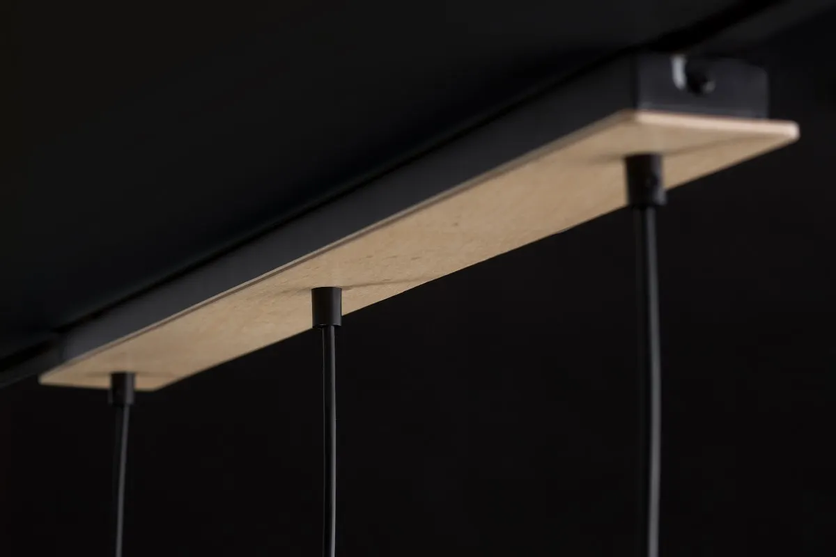 Lampa sufitowa ATLAS 2 czarny naturalny — zdjęcie 7
