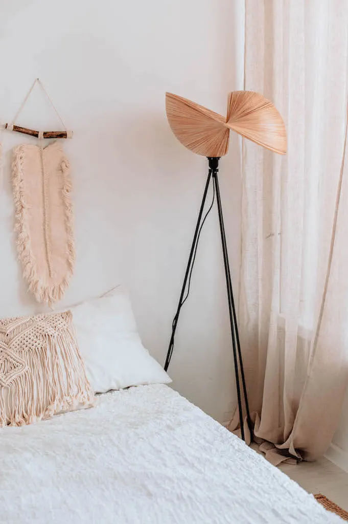 BAMBUSOWA LAMPA ELLE STOJAK METALOWA BAMBUSOWA LAMPA ELLE STOJAK METALOWA