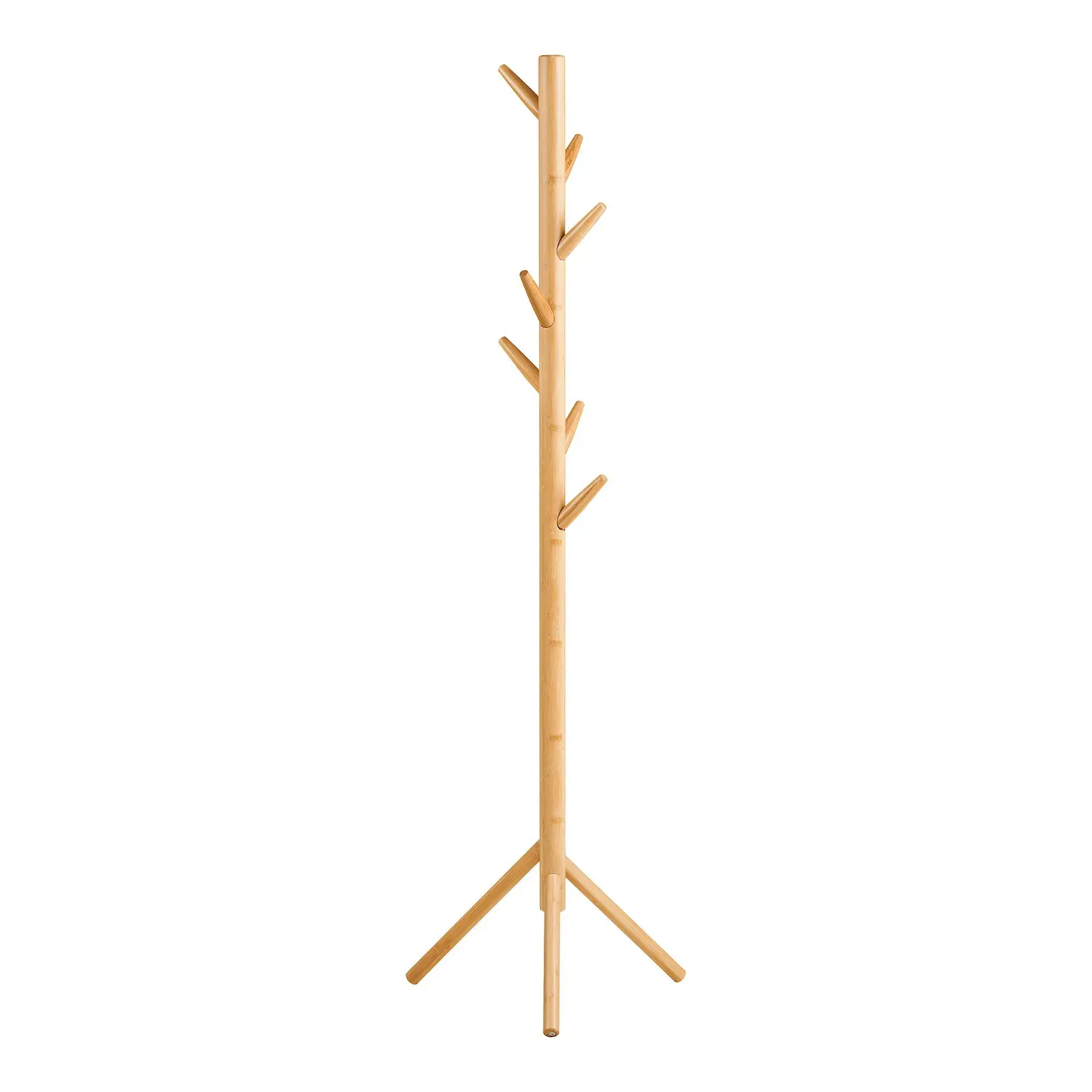 Wieszak bambusowy na ubrania WANAKA 50x163cm naturalny Wieszak bambusowy na ubrania WANAKA 50x163cm naturalny