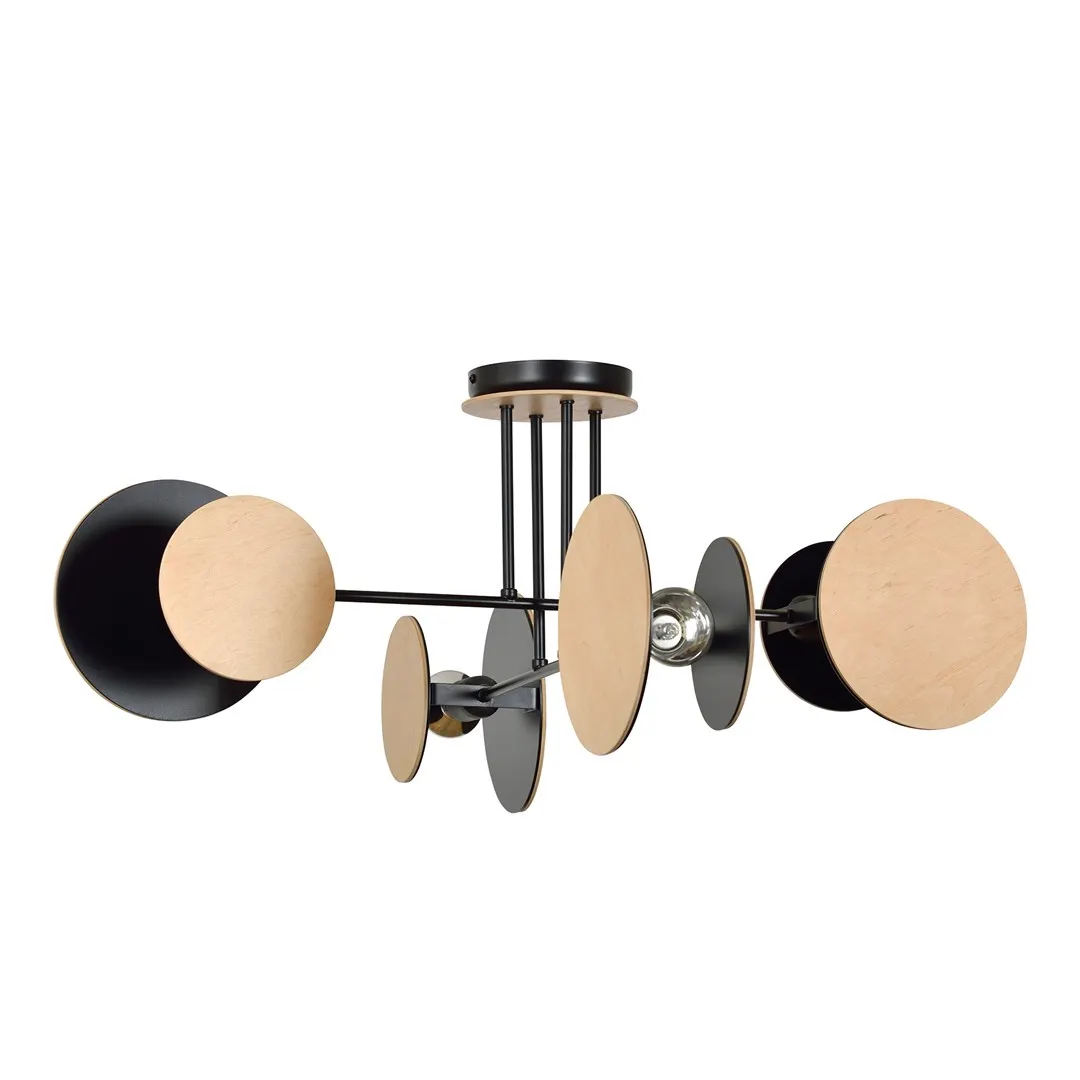 Lampa sufitowa  ZITA Czarny 173/4