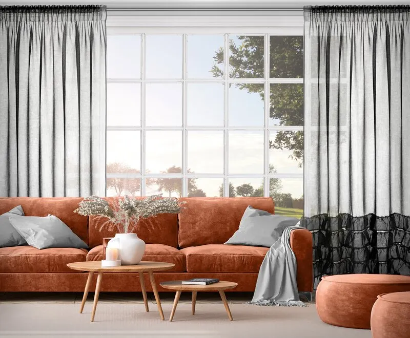 FIRANA GOTOWA DANI 1 NA TAŚMIE 140 X 250 CM CZARNY — zdjęcie 11