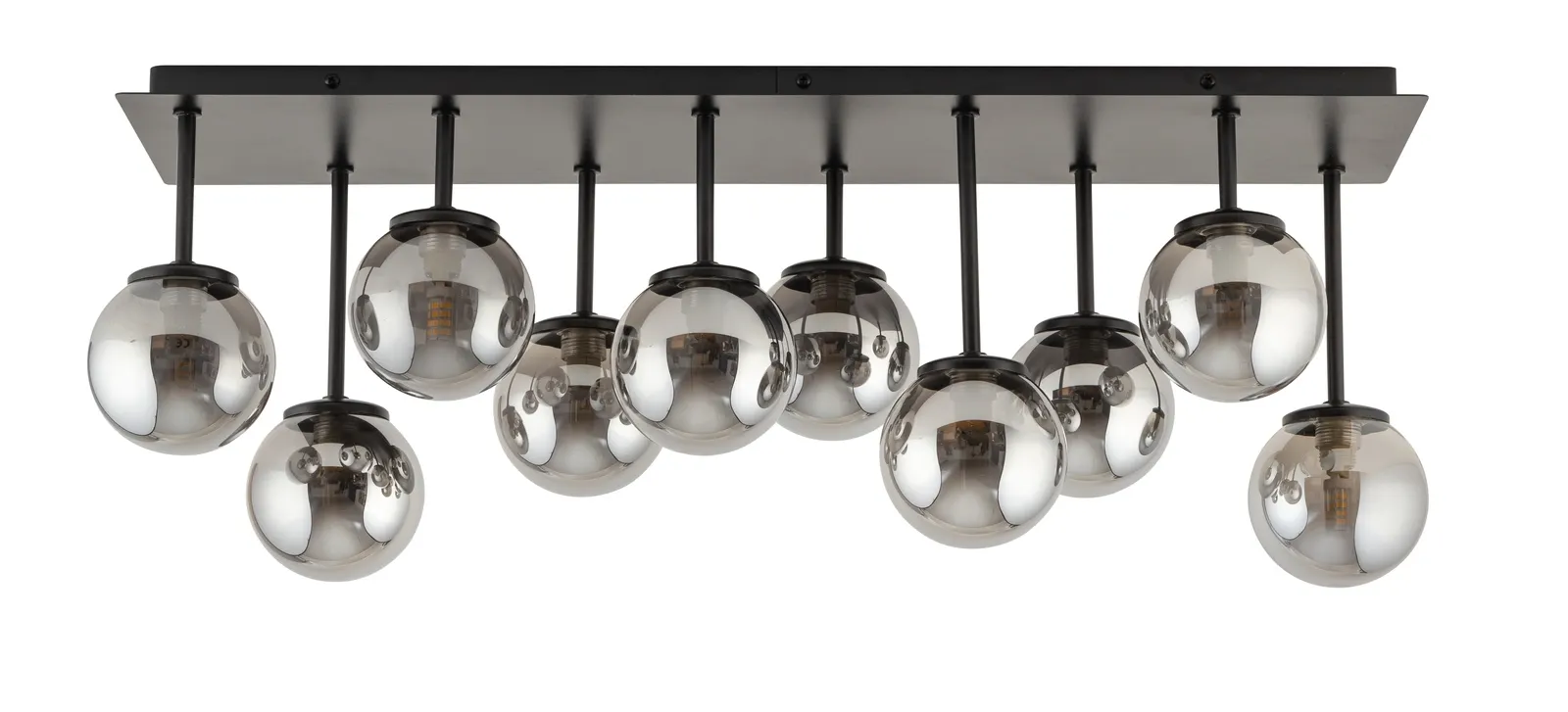 Lampa sufitowa TULIA 10 szara Oprawa oświetleniowa, Oświetlenie, Żyrandol, Lampa, Wentylator sufitowy